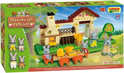 Конструктор Unico Plus Maximilian Families Cafe 70 елементів 8934-0MAX (8000796089342)