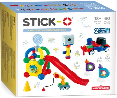 Магнитный набор Stick-O Creator 60 элементов 905002 (8809465537517)