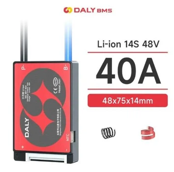 BMS Контролер (плата захисту) DALY 14S li-ion 52V 40A