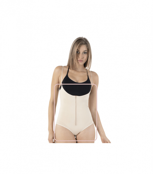 Утягуючий боді на застібці - Formeasy - 4100 - XL - Бежевий