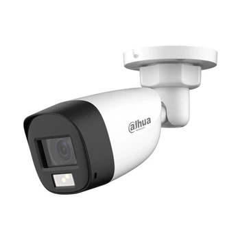 HDCVI-видеокамера 2Mp Dahua DH-HAC-HFW1200CLP-IL-A f=3.6mm, ИК+LED, с микрофоном (99-00015446)