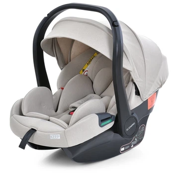 Автокрісло-переноска бебікокон El Camino ME 1186 i-KEEP Melange Cashmere Beige 0+ (0-13 кг)
