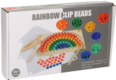 Игровой набор Yunhe Beiweiqu Toys Радужные клипсы-бусины 7895897 (8718012050952)