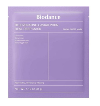 Омолаживающая гидрогелевая маска с икрой и PDRN Biodance Rejuvenating Caviar PDRN Real Deep Mask, 34 г