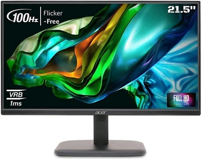 Монітор 21.5" ACER EK220 (IPS, 1920x1080 100Hz, VGA/HDMI)
