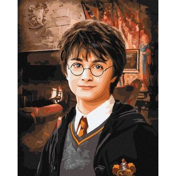 Картина по номерам Идейка Harry Potter Гостиная Гриффиндора 40х50 см холст на подрамнике с красками разноцветье набор для творчества рисование