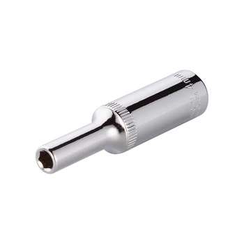 Головка шестигранна подовжена 1/4", 4 мм, Cr-V STORM INTERTOOL ET-0452