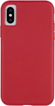 Чохол Case-Mate Barely There Leather для Apple iPhone X / iPhone XS (CM037748) Red