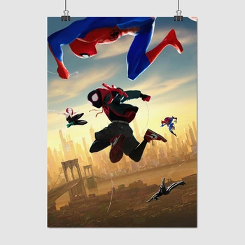 Постер Человек-паук: Через Вселенные, Spider-Man: Into the Spider-Verse (2018), A3 42×30 см (id3195)
