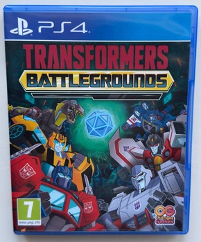 Диск для PlayStation 4 - Transformers Battlegrounds, русские субтитры, Б/У