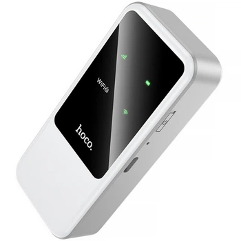 Портативний модем WiFi роутер Hoco HI42 150Mbps (SIM) 2000 mAh White