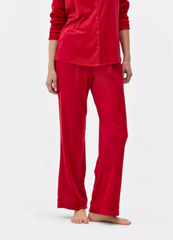 Плюшевые пижамные штаны Primark Soft Touch Boyfriend Pyjamas M для дома и сна Красный (8570)