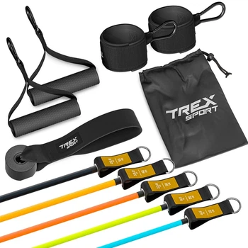 Набор резинок с эспандерами Trex Sport TX-050TSV черный