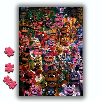 Пазл Пять ночей с Фредди Five Nights at Freddy'sy 39.5х28.5 см А3 200 элементов (pazl_046A3)