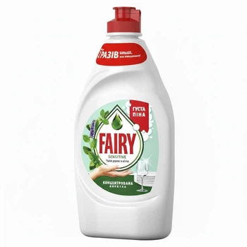 Рідина для миття посуду Fairy Чайне дерево та м’ята 450 мл