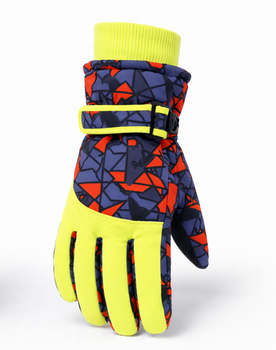 Перчатки горнолыжные женские Burn Scout размер M-L Neon Yellow