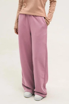 Штани жіночі кльош Pink Рожеві 8XL