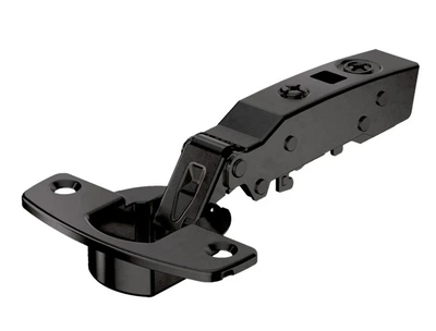 Завіса Hettich Sensys 8675, накладна, кут відкривання 110 °, без пружини, чорний обсидіан