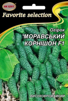 Насіння Огірок Моравский Корнішон F1 (НК Еліт) 3 г