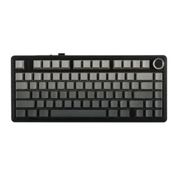 Бездротова механічна клавіатура AULA F75 PRO Wireless Mechanical Keyboard RGB Black Gradient (Side-printed)