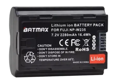 Акумулятор батарея Batmax NP-W235 для камер Fujifilm X-T4 X-T5 X-H2 X-H2S X-S20