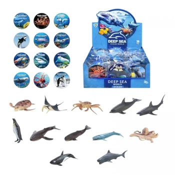 Животные водоплавающие океана МИКС цена за 1 шт Jisam toys (JS20-3) (283851)