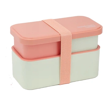 Ланч бокс трансформер на один/два уровня три герметичных отделения Lunch Box 1450 розовый (LB-190567)