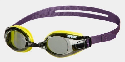 Очки для плавания Arena ZOOM X-FIT черный, желто-зеленый, фиолетовый Унисекс OFSM