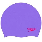 Шапка для плавания Speedo MOULDED SILC CAP JU PURPLE/RED фиолетовый Дети OSFM