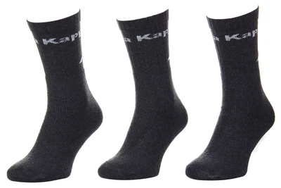 Носки KAPPA SOCKS LOGO SABOYA 3PACK темно-серый Унисекс 35-38