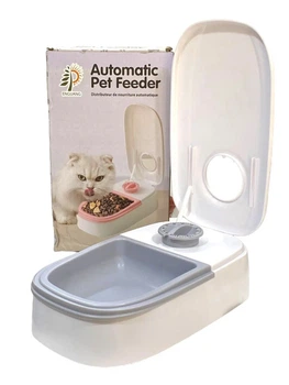 Кормушка для кошек и маленьких собак 400 мл Enguang AND1494 Automatic Pet Feeder автоматическая, с таймером