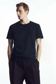 Футболка чоловіча базова COS regular cotton t-shirt L Синій