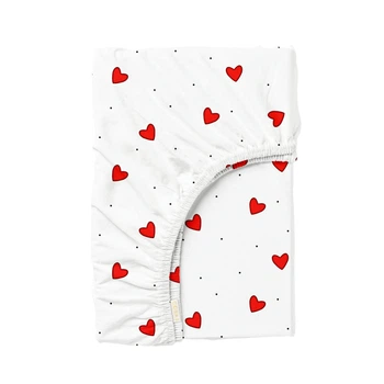 Простынь на резинке Cosas CHERRY HEARTS Ранфорс 200х220х20 (4822052398050)