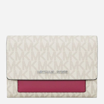 Кошелек женский для карточек Michael Kors 588502801 Молочный/Розовый (1159850053)