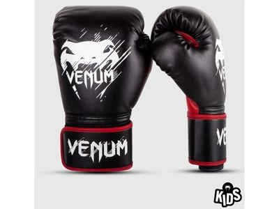 Дитячі рукавички VENUM Contender Kids Boxing Gloves 6 унцій чорний/білий (4070)