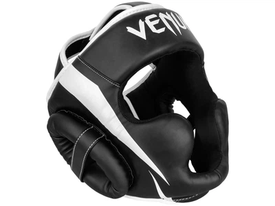 Шолом VENUM Elite Headgear універсальний чорний/білий (3976)