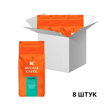 Кава в зернах Gemini Ducale Napoli 1кг×8уп