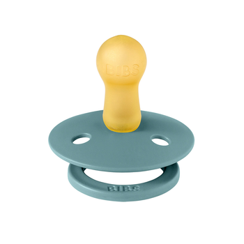 Пустышка BIBS Colour Latex Round (круглая) 0-6 мес– Island Sea