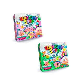 Набор для творчества Danko Toys Пластилиновое Мыло "PLAY CLAY SOAP" большой PCS-01-01U,02U