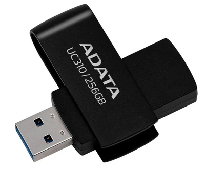 USB флеш накопительADATA 256GB UC310 Black USB 3.0 (UC310-256G-RBK) 278451