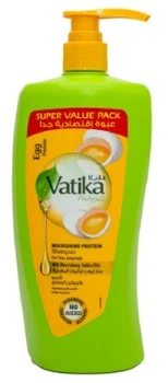 Шампунь з протеїнами яєць для тонкого та ламкого волосся Dabur Vatika Egg Shampoo, 600 мл