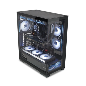 Корпус ALmordor QX25A LCD Black, без БП, ATX/MicroATX/Mini ITX (ALQX25ABK_LCD)