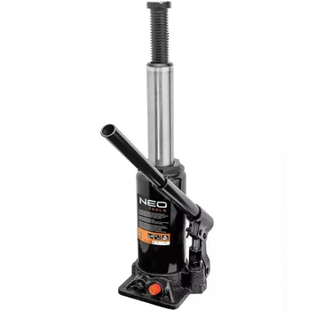 Домкрат, гідравлічний пляшковий 10т, 230-456мм Neo Tools (avt0001150)