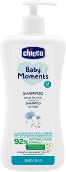 Шампунь дитячий Chicco Baby Moments Без сліз з екстрактом календули 500 мл (10585.00)