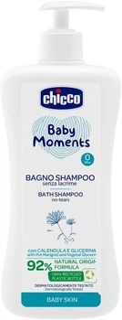 Шампунь для тіла та волосся Chicco Baby Moments Без сліз з екстрактом календули 750 мл (10592.00)