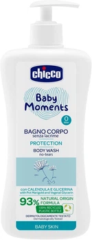 Захисний гель для купання Chicco Baby Moments Без сліз з екстрактом календули 750 мл (10581.00)