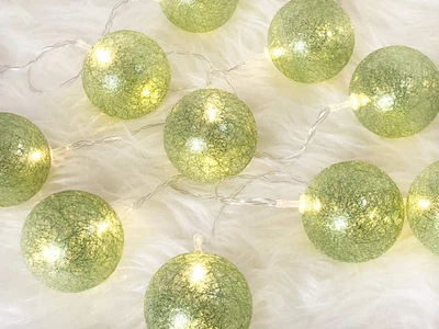 Гірлянди декоративні Cotton Balls 10 led #21
