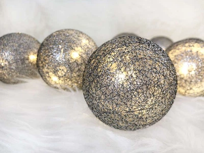 Гірлянди декоративні Cotton Balls 10 led #22