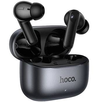 Бездротові TWS навушники HOCO EQ27 Fun ANC+ENC+smart AI translation (Metal gray) (243495)
