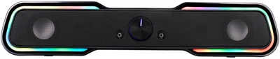 Акустическая система (саундбар) PCS101 RGB, 2.0, USB, Black 2E 000321008